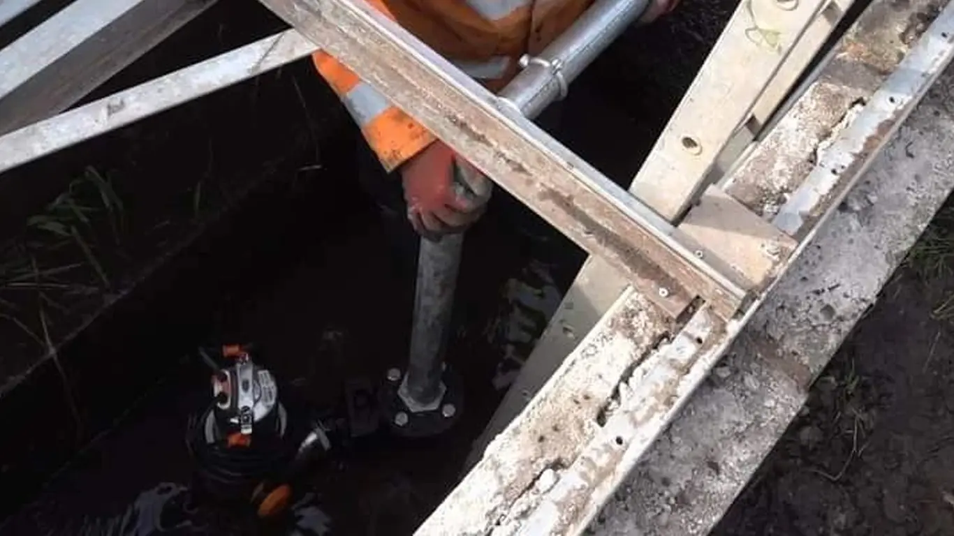 pump at abstraction-site