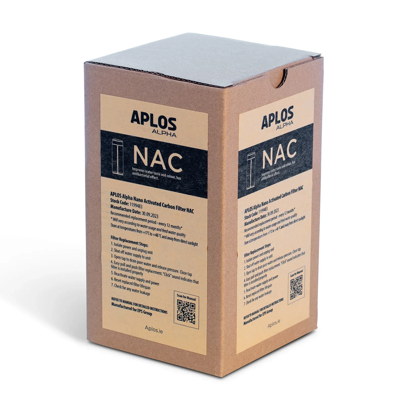 APLOS-ALPHA Nano activated Carbon Filter box