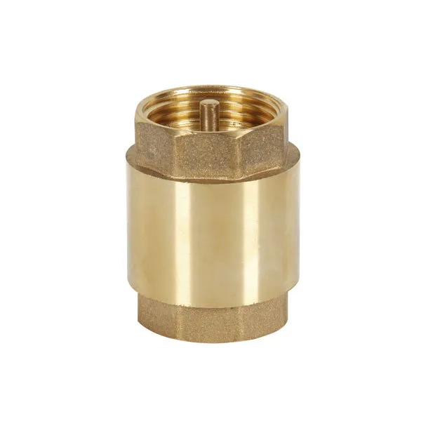 A brass non return valve