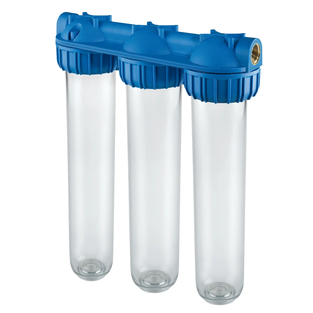 PLUS SX Master 20" TRIPLEX Water Filter Housing - 1" Ports