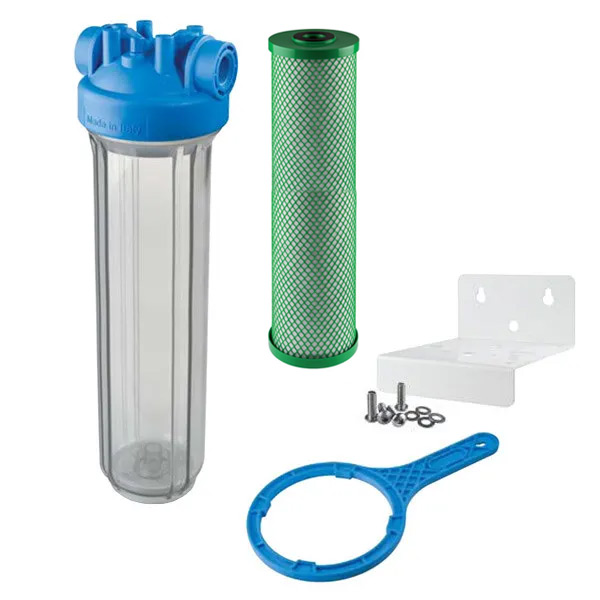 Complete 20" Big Water Filter Bundle - Carbon - Ready To Go