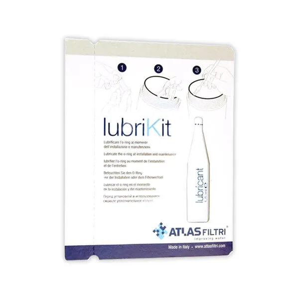 A photo of an Atlas Filtri lubrikit set.