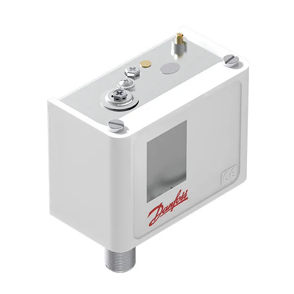 A photo of a Danfos pressure switch controller.