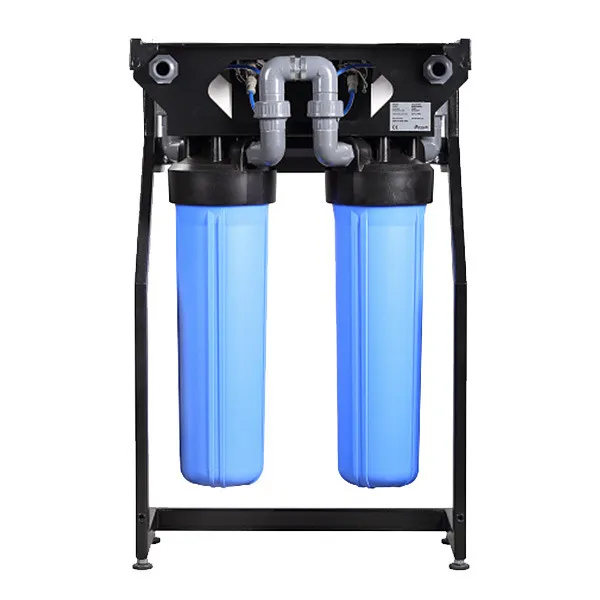 A photo of an AquaPoint Dual Water Filter system.