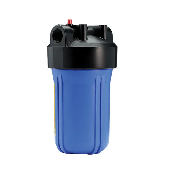 A photo of an Ecosoft in line water filter set with tool and bracket.