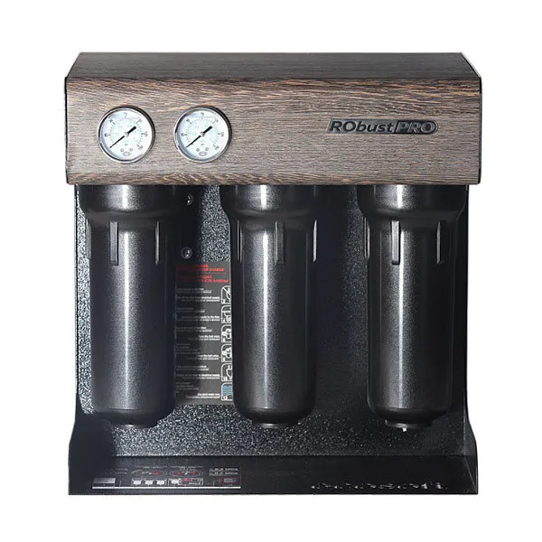 An ecosoft Robust Pro Reverse Osmosis filter.