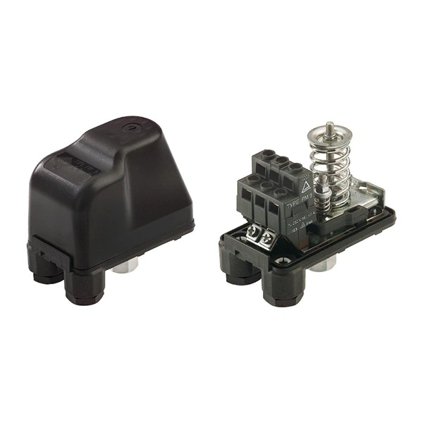 Italtecnica-PM5-Water-Pressure-Switch Pressure switches for water pumps commonly used in agricultural, irrigation and borehole applications. Pressure switches for firefighting systems.