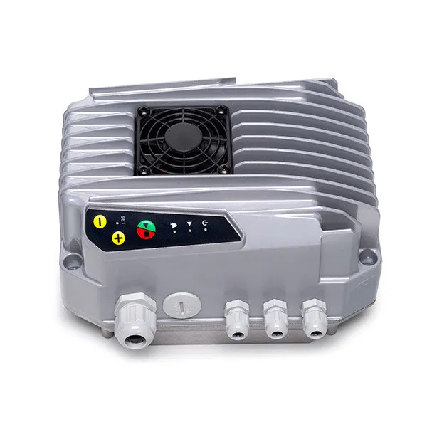 A photo of a Nastec Mida motor mounted inverter system.