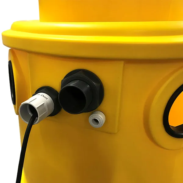 The outside of a Powerdrain system.