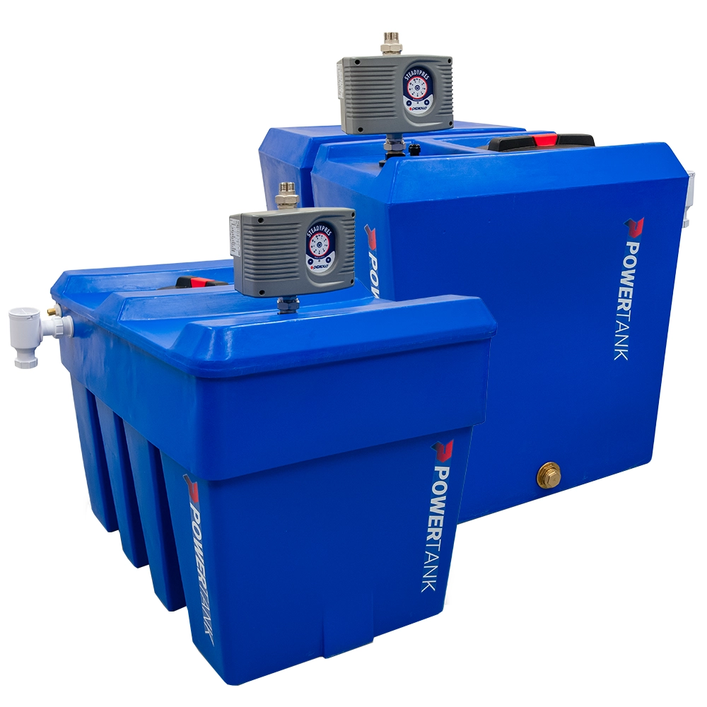 Powertank RECTANGULAR - Variable Speed - 300 or 500ltr 300 Litre Tank