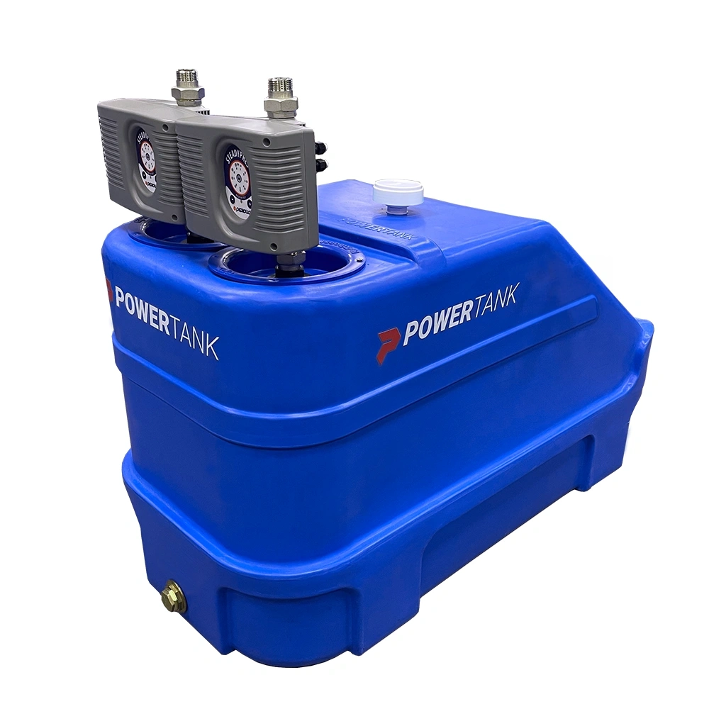 Powertank SNUG 350ltr - Twin Pump Variable Speed Water Pressure Booster Snug Twin Variable Speed with right side connections