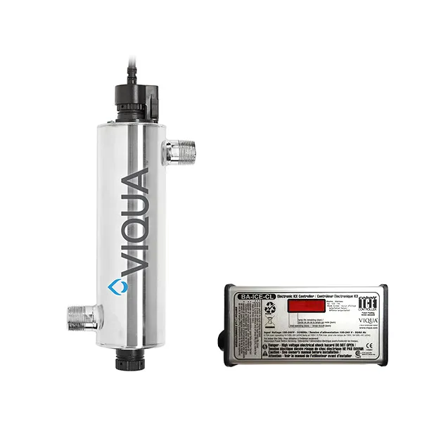 A photo of a viqua uv disinfection tube and controller.