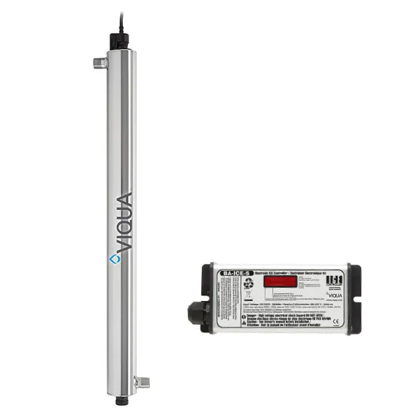 A viqua UV disinfection system with a controller VP950